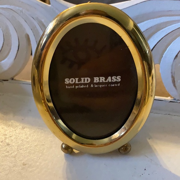 ⚜️Solid Brass Mini Picture Frame! - Picture 1 of 2